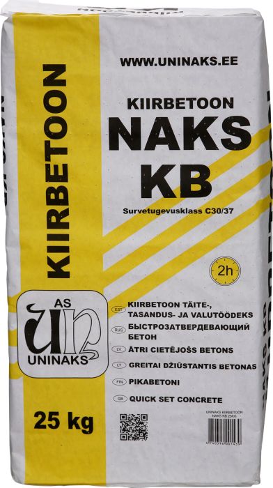 Kiirbetoon Uninaks Naks KB 25 kg