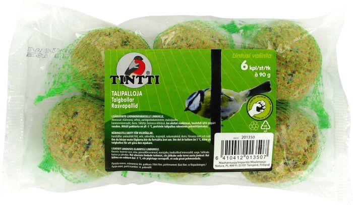 Rasvapallid Tintti 6 x 90 gr