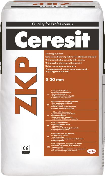 Lubi-tsement krohvimört Ceresit ZKP 25 kg