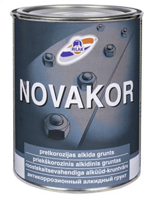 Kruntvärv Novakor, helehall 0,9 l