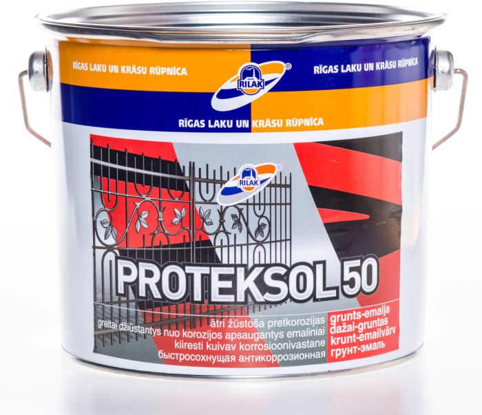 Kruntemailvärv Proteksol 50 hall 2,7 l