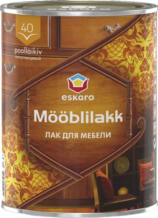 Mööblilakk 40 Eskaro 0,9 l