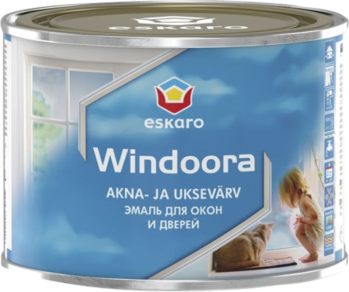 Akna- ja uksevärv Eskaro Windoora 0,45 l