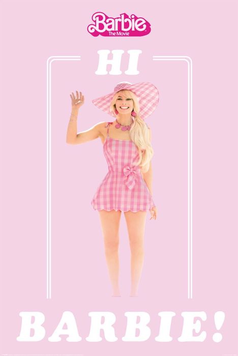 Poster Reinders Barbie Movie - hi Barbie 073