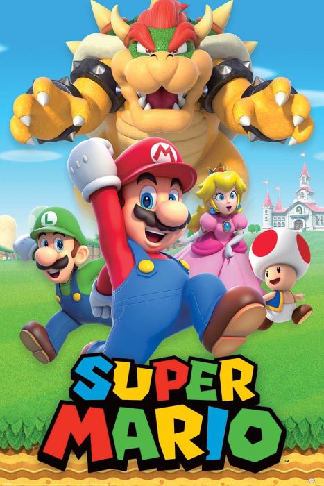 Poster Reinders Super Mario - character montage 074