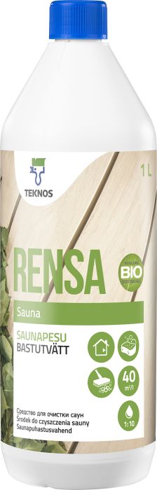 Saunapesuaine Teknos Rensa Sauna 1 l