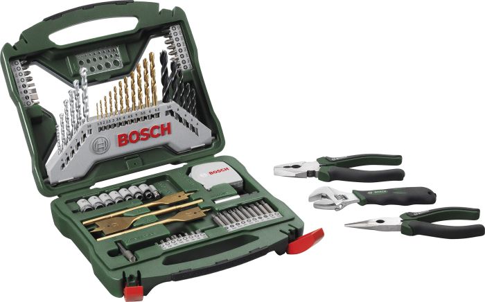 Tarvikute komplekt Bosch Titanium X-Line 70-osaline