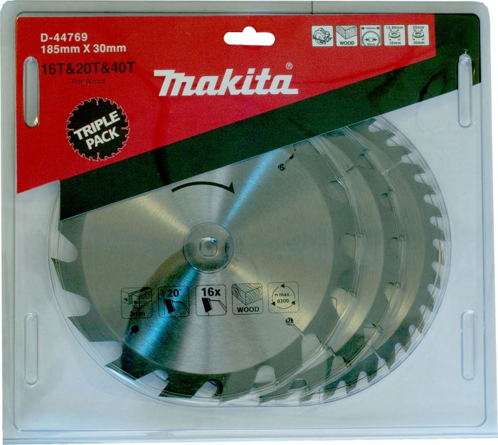 Saeketaste komplekt Makita 185 x 30 mm