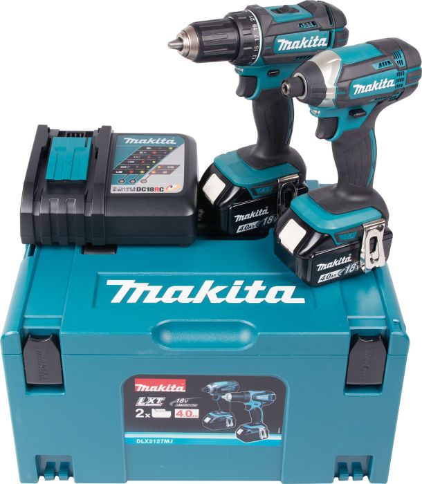 Akutööriistade komplekt Makita Combokit DLX2127MJ 18 V + 2 x 4,0 Ah