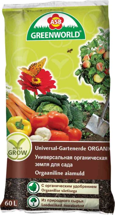 Orgaaniline aiamuld Greenworld 60 l