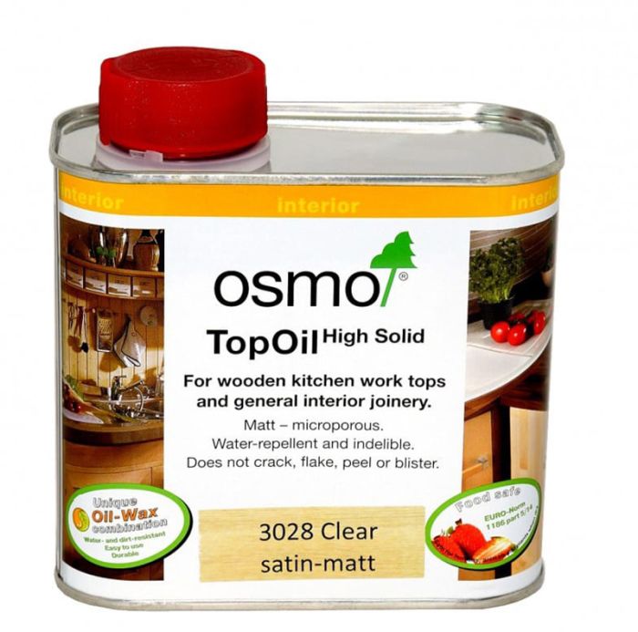 Õlivaha Osmo Color TopOil 3028 värvitu siidjasmatt 0,5 l