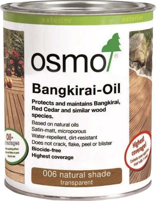 Terrassiõli Osmo Terrassen-Öl 006 Bangkirai 0,75 l