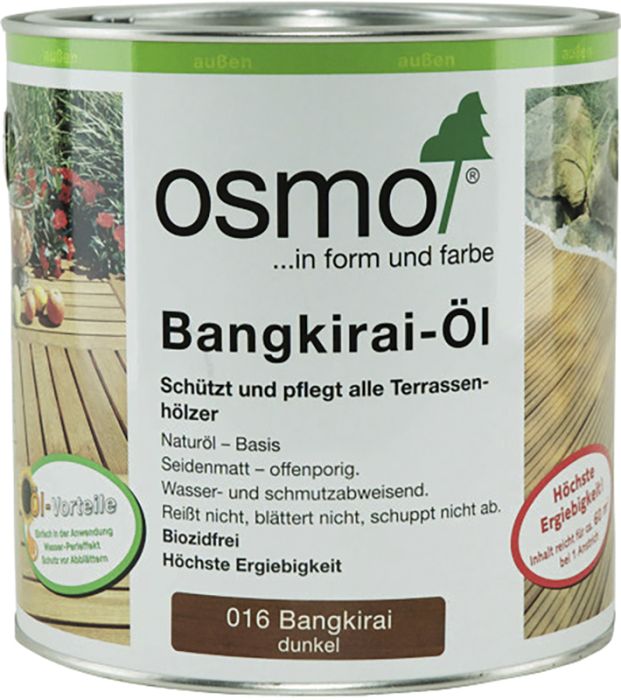 Terrassiõli Osmo Terrassen-Öl 016 Bangkirai tume 0,75 l