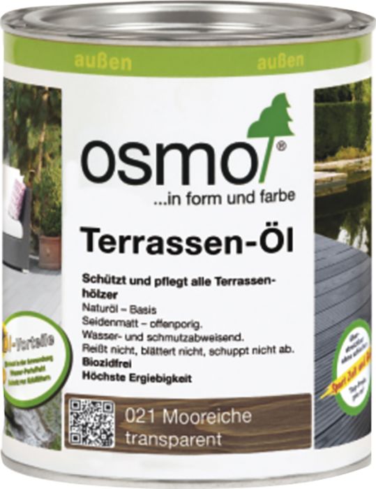 Terrassiõli Osmo Terrassen-Öl 021 Raba tamm 0,75 l