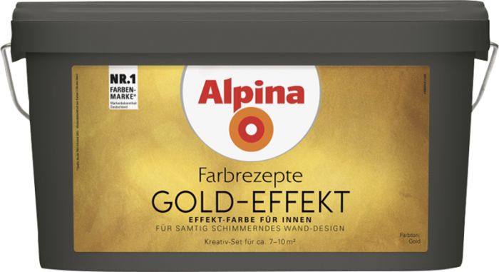 Efektvärv Alpina Farbrezepte Gold-Effekt, 3 l