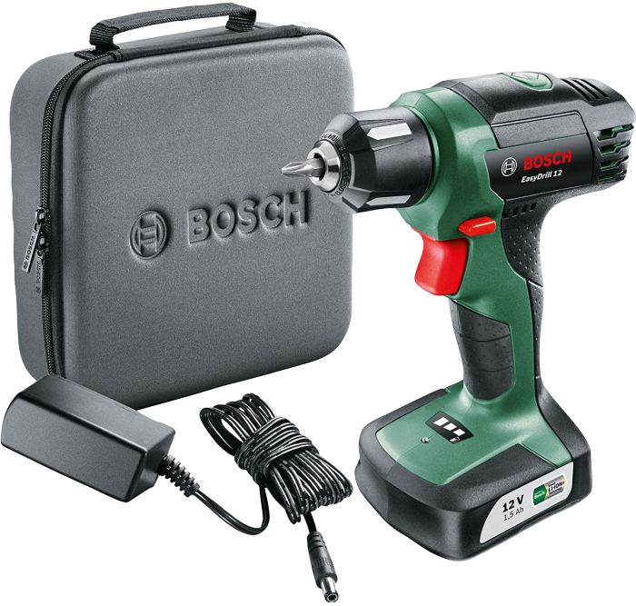 Akukruvikeeraja Bosch EasyDrill 12, 12 V + 1,5 Ah