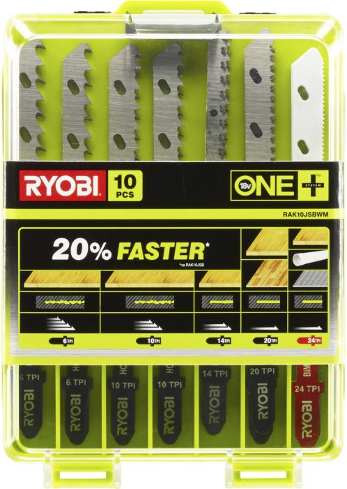 Tikksaeterad Ryobi RAK10JSBWM 10 tk