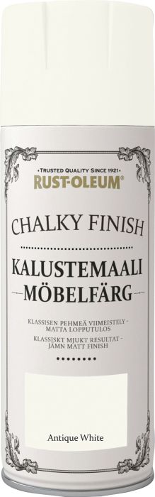 Kriidivärv Rust-Oleum Chalky Finish Antique White aerosool 400 ml