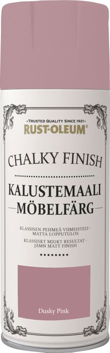 Kriidivärv Rust-Oleum Chalky Finish Dusky Pink aerosool 400 ml