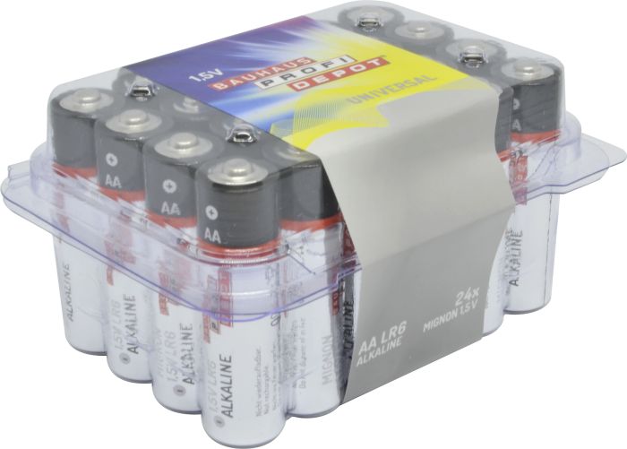 Patareid Profi Depot Mignon AA/LR6 1,5 V 24 tk