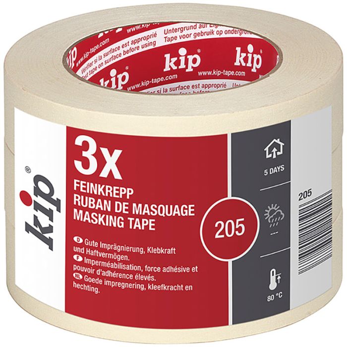 Maalriteip 3 tk/pakk 30 mm x 50 m