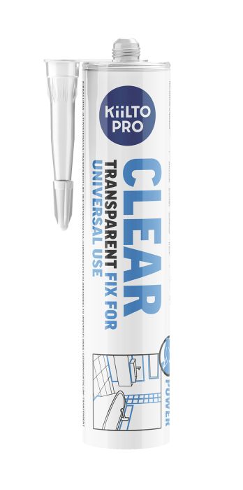 Hübriidtihedusmass Kiilto Pro Clear värvitu 290 ml