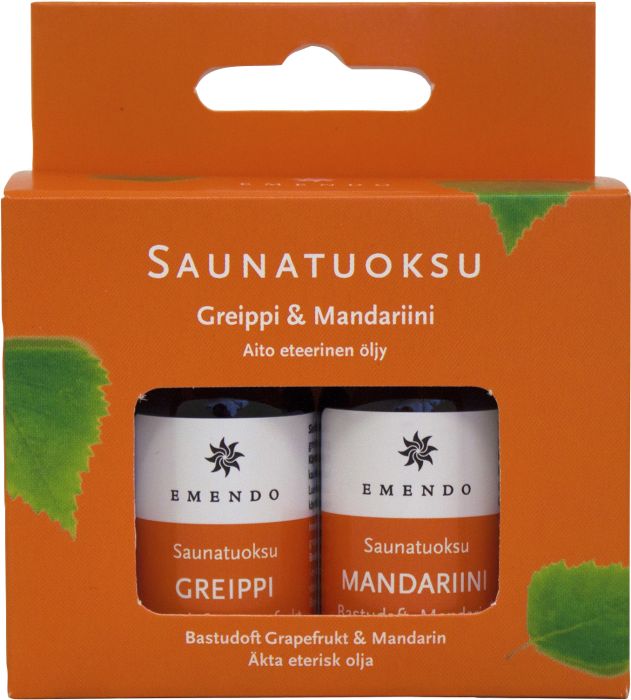 Saunaaroomid Emendo mandariin ja greip 2 x 10 ml