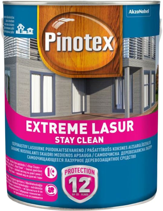 Puidukaitsevahend Pinotex Extreme Lasur 3 l, valge