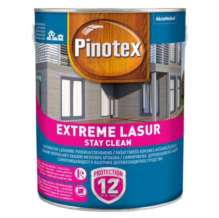 Puidukaitsevahend Pinotex Extreme Lasur, 1 l varsakabi