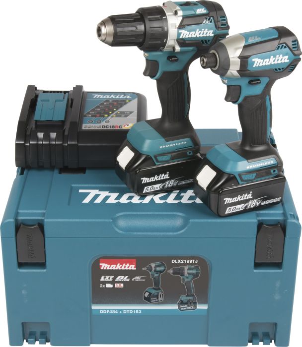 Akutööriistade komplekt Makita Combokit DLX2189TJ, 18 V + 2 x 5 Ah