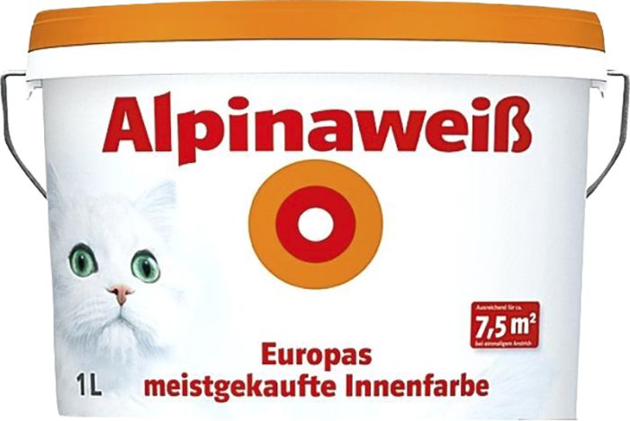 Sisevärv Alpinaweiss Das Original 1 l, matt