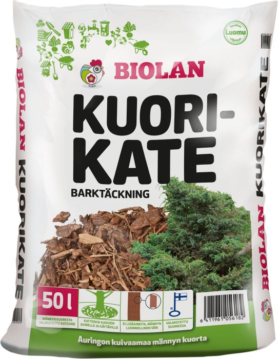 Puukooremultš Biolan 50 l