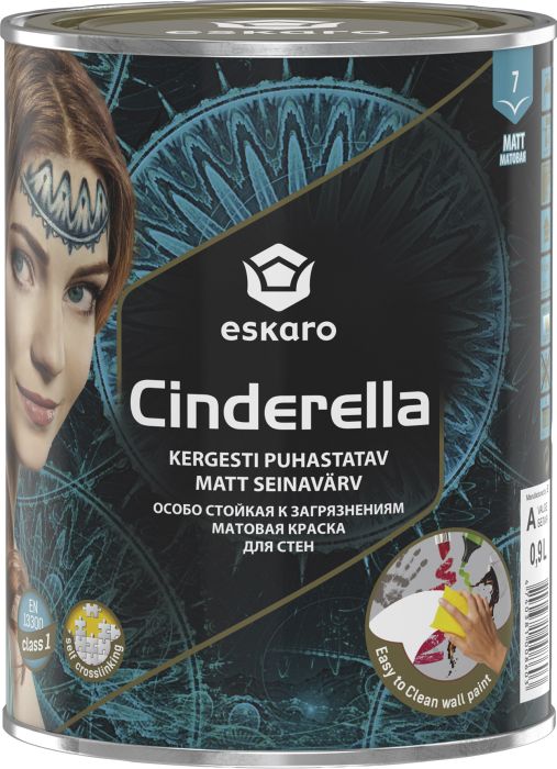 Seinavärv Eskaro Cinderella A valge 0,9 l