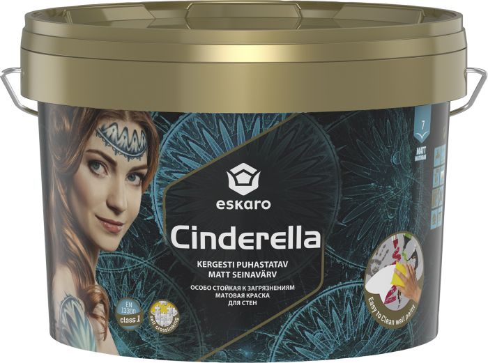 Seinavärv Eskaro Cinderella A valge 2,7 l