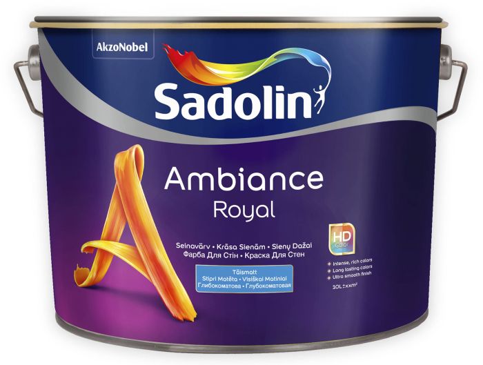 Lae- ja seinavärv Ambiance Royal valge 10 l