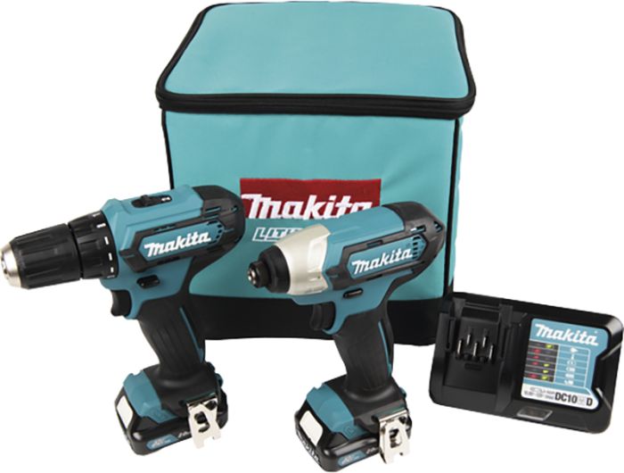 Akutööriistade komplekt Makita Combokit CLX224A, 12 V + 2 x 2 Ah