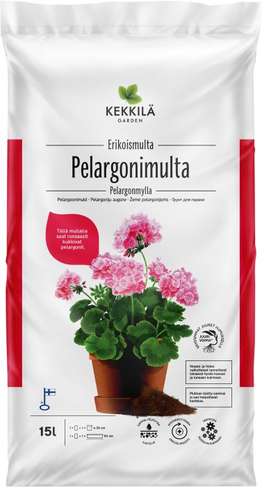 Pelargoonimuld 15 l