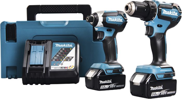 Akutööriistade komplekt Makita Combokit DLX2289TJ, 18 V + 2 x 5,0 Ah