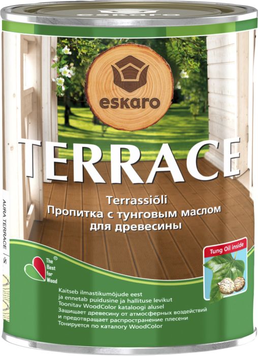 Terrassiõli Eskaro Terrace, värvitu 0,9 l