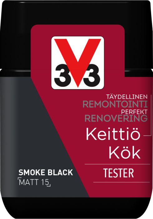 Köögivärv V33 Keittiö matt must 75 ml tester