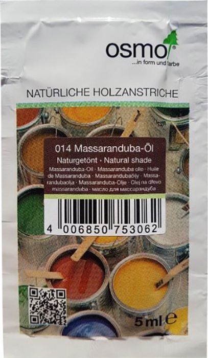 Terrassiõli tester Osmo 014 Massaranduba naturaaltoon 5 ml