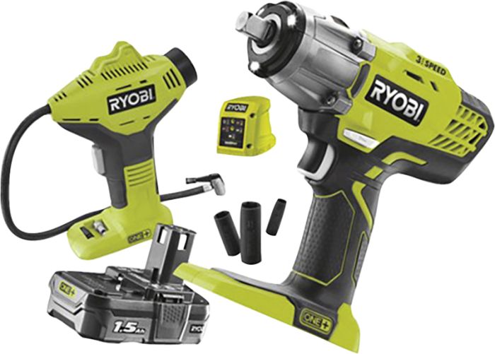 Rehvivahetuse komplekt Ryobi ONE+ R18IWPI-115G, 18 V