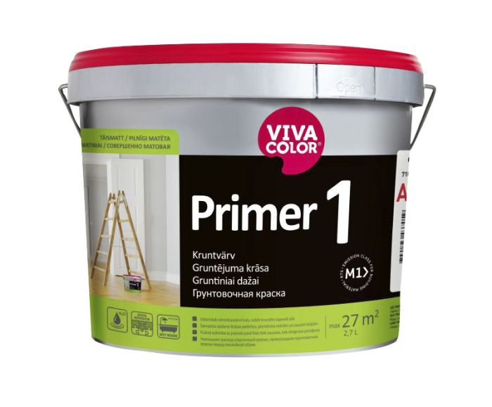 Kruntvärv Vivacolor Primer 1 AP valge 2,7 l