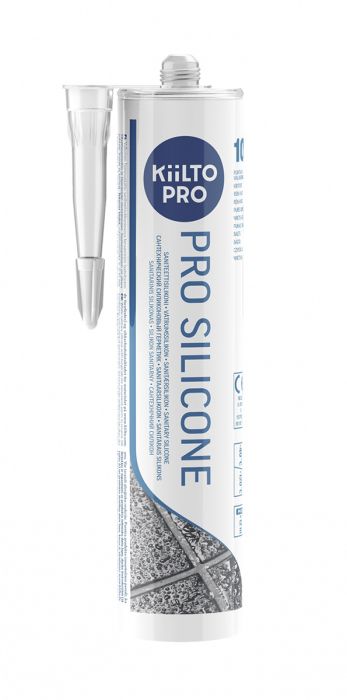 Sanitaarsilikoon Kiilto Pro marmorvalge 310 ml