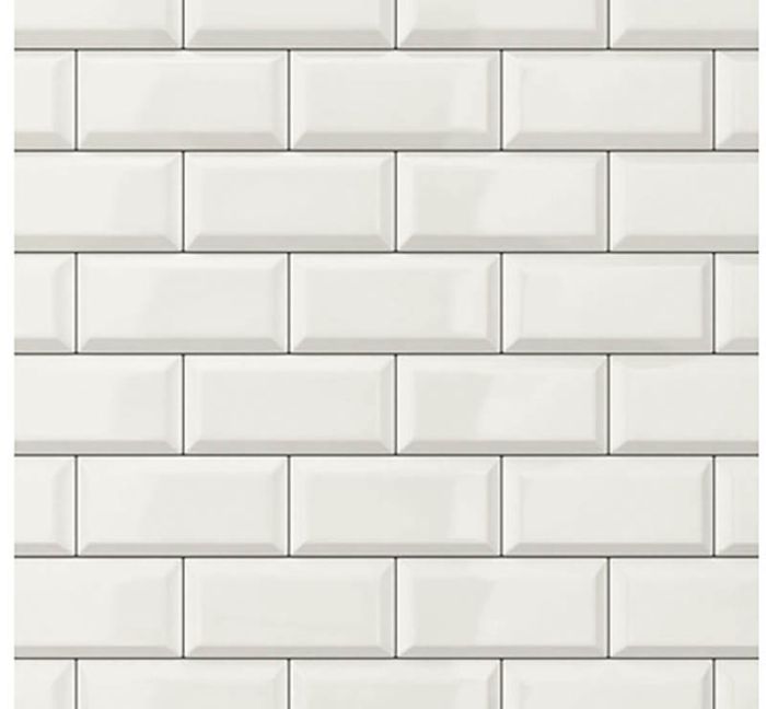 Niiskuskindel seinakate D-c-fix Subway Tile 67,5 cm x 4 m, valge/lilla