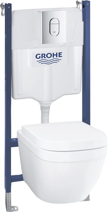 Seinapealne WC komplekt Grohe Solido 5 In 1 Euro Ceramic