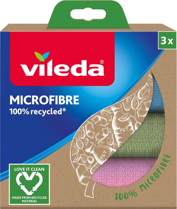 Mikrokiudlapid Vileda Microfibre 3 tk