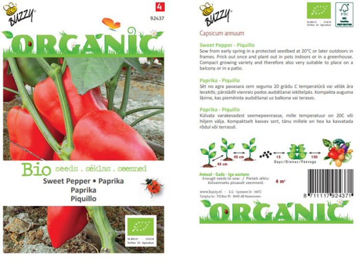 Paprika Piquillo Bio 0,25 g