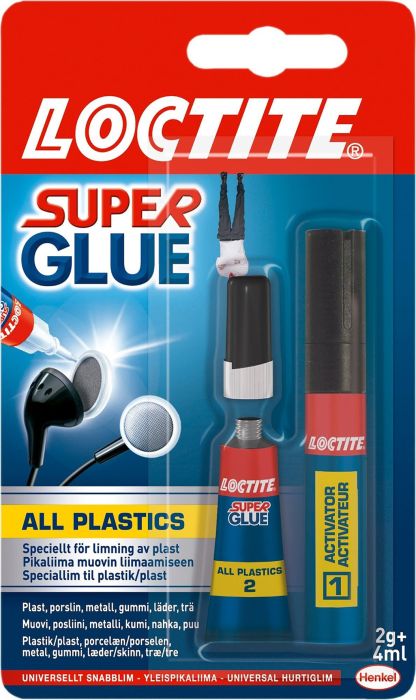 Kiirliim Loctite Super Attak All Plastic 2 g + 4 ml