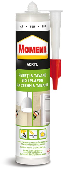 Silikoonhermeetik Moment Acryl 280 ml